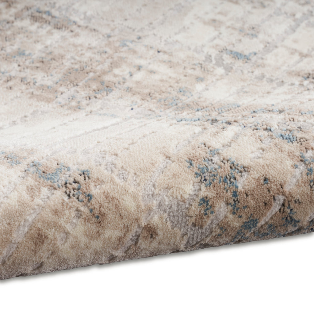 nourison ck022 infinity ifn02 ivory grey blue rug