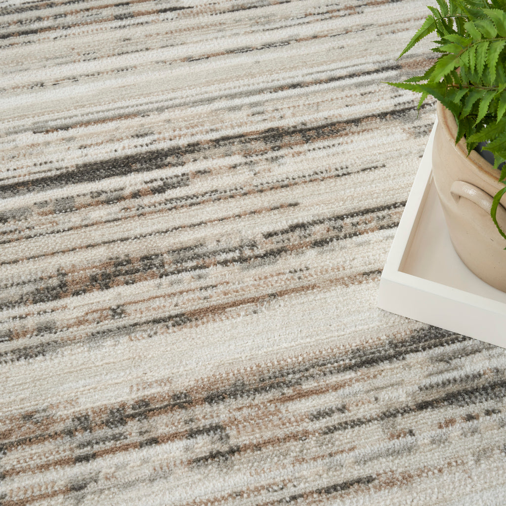nourison serenity home srh03 ivory beige rug
