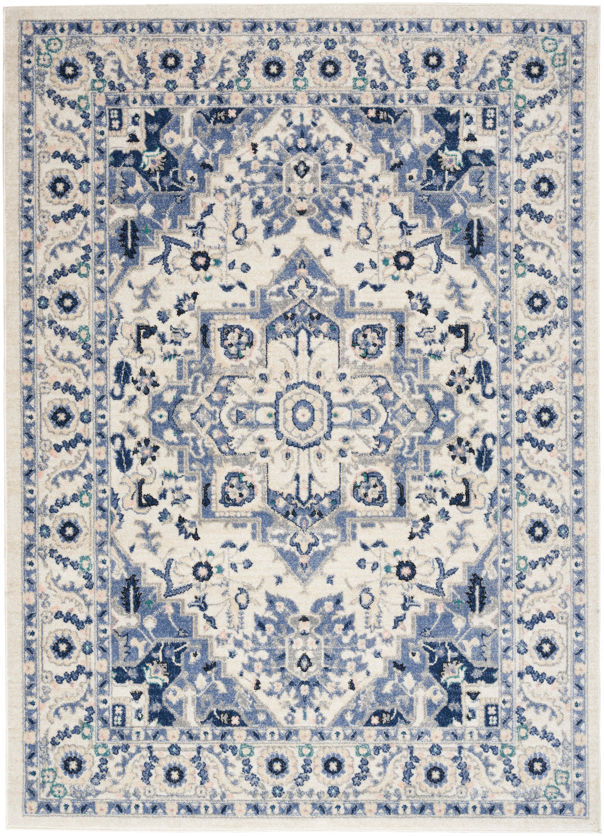 nourison passion psn33 ivory grey rug