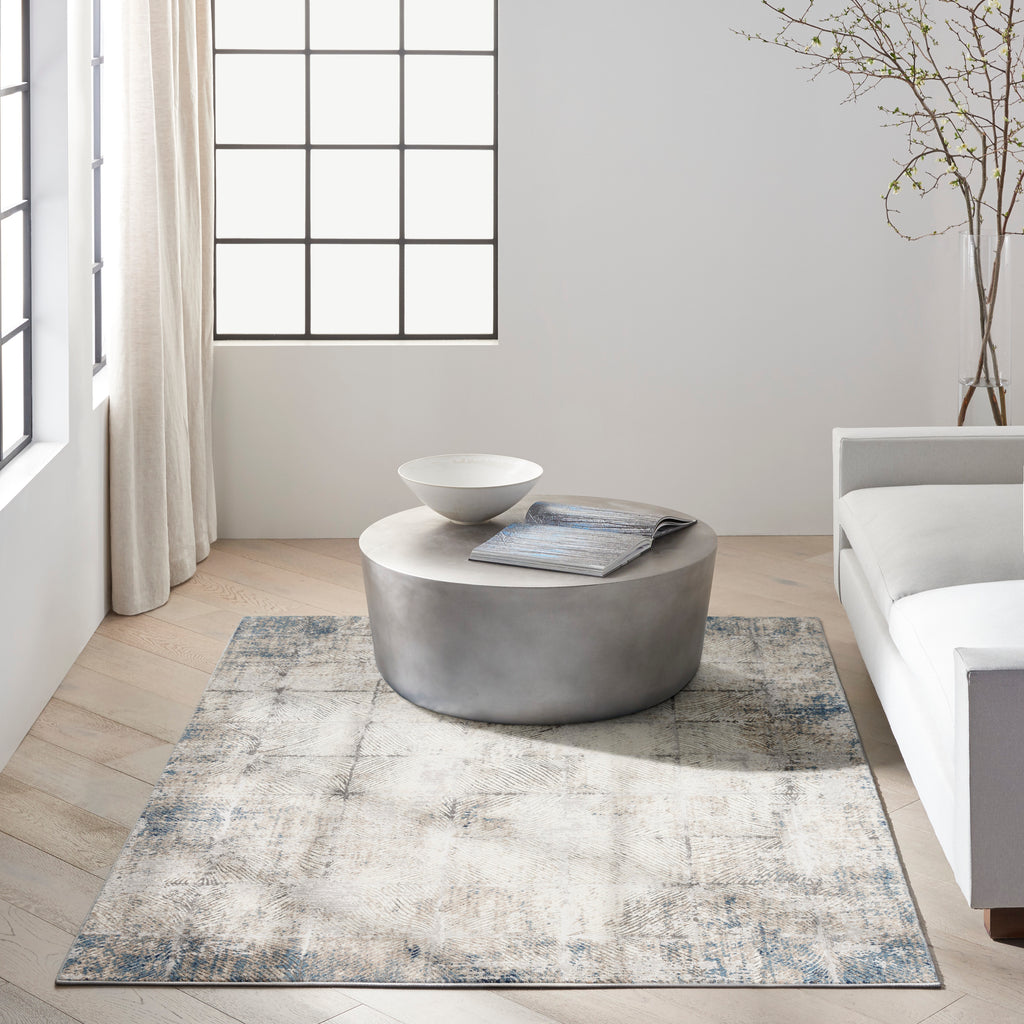 nourison ck022 infinity ifn03 ivory grey rug