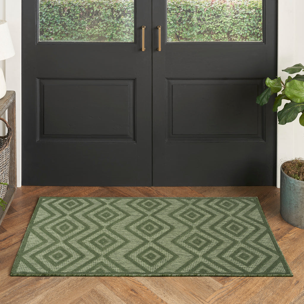 nourison versatile nrv01 green rug
