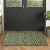 nourison versatile nrv01 green rug