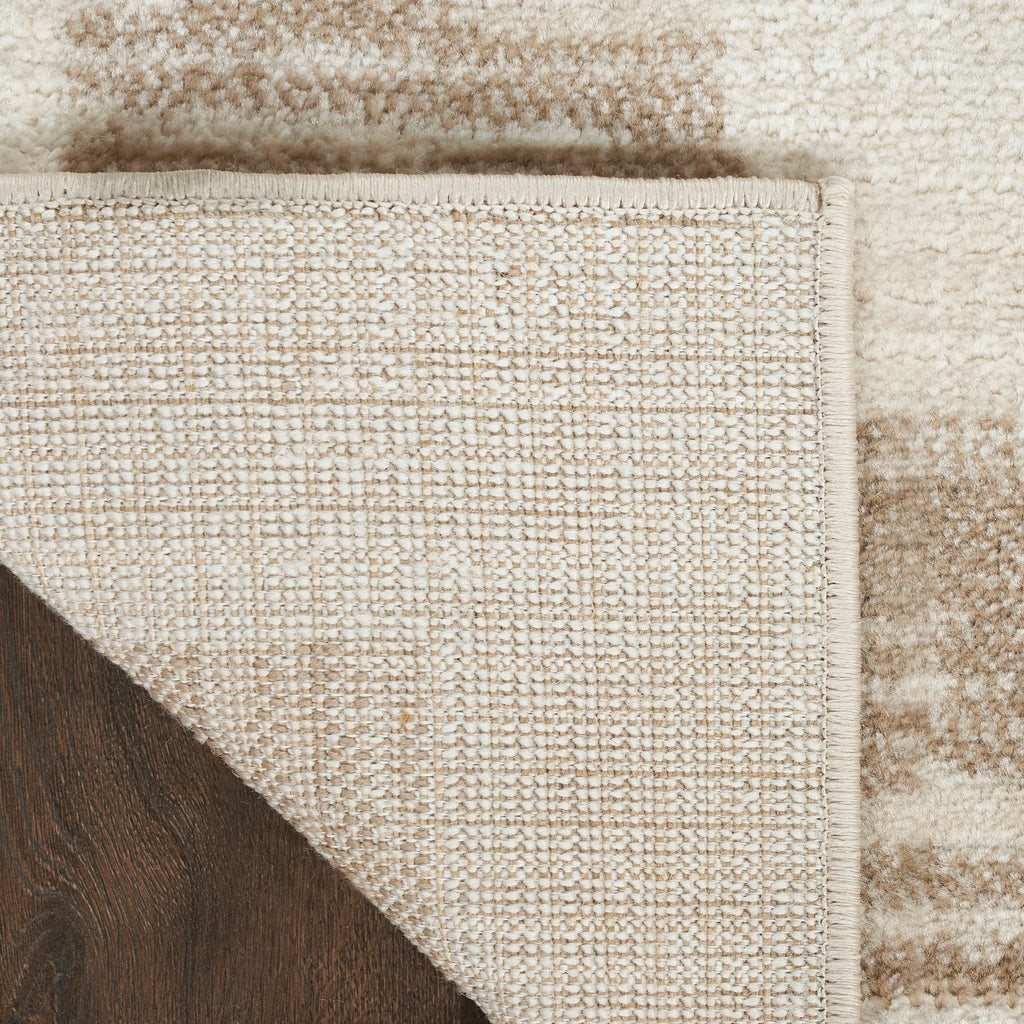 nourison serenity home srh07 mocha ivory rug