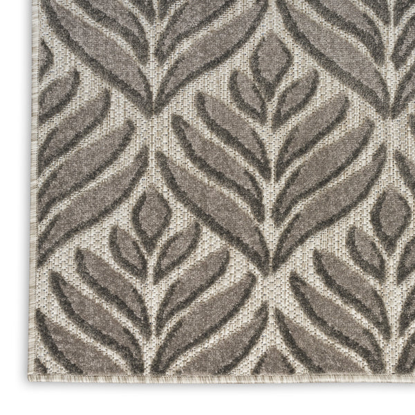 nourison aloha alh35 charcoal rug