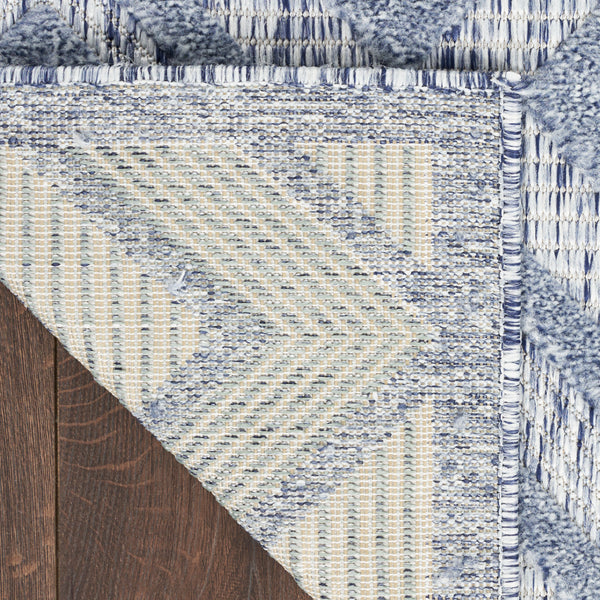nourison versatile nrv01 denim blue rug