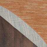 nourison nourison essentials nre01 rust rug
