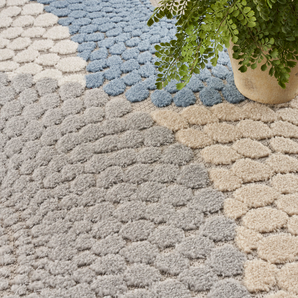 nourison aloha alh29 blue grey rug