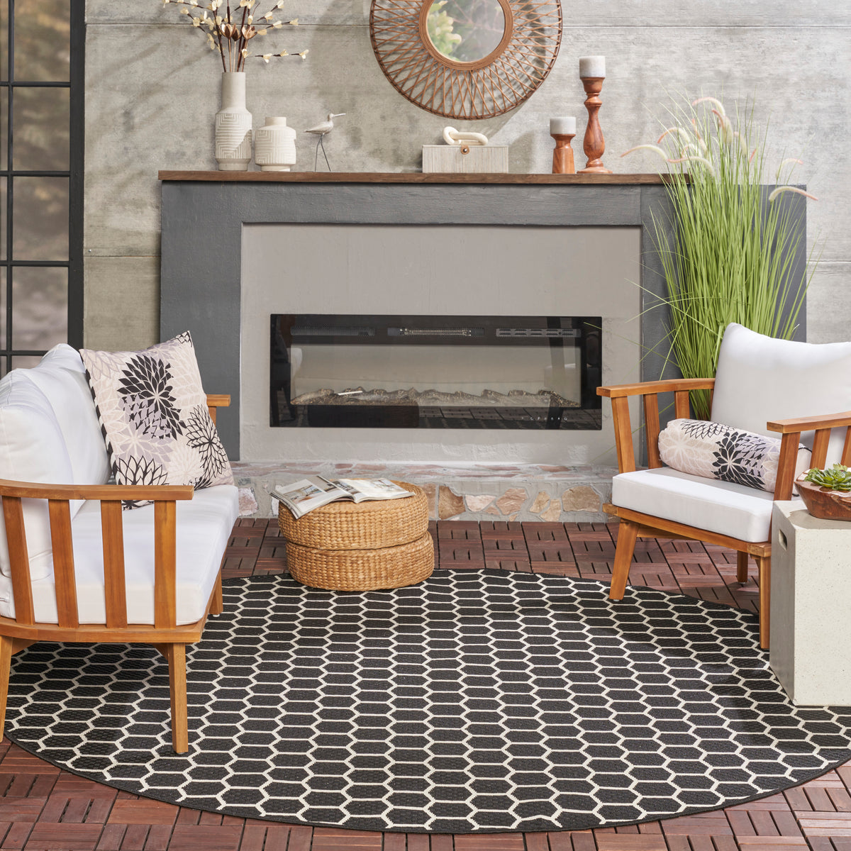 nourison twist reversible tws01 black rug