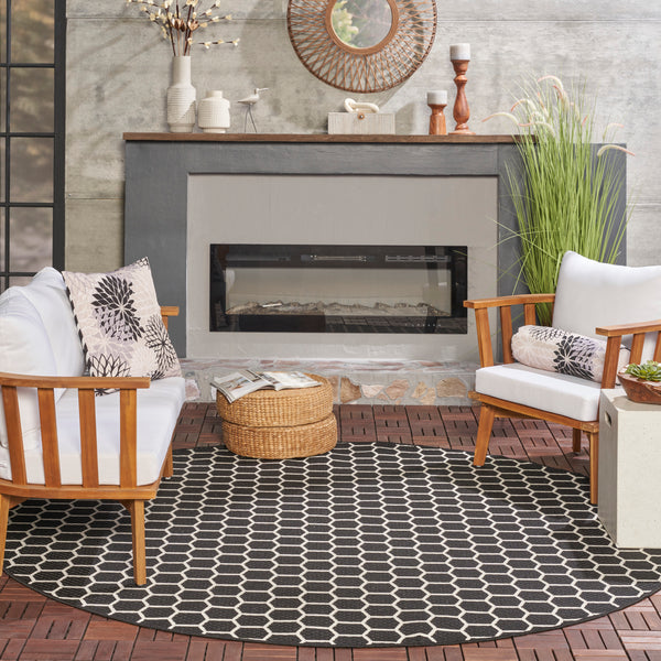 nourison twist reversible tws01 black rug