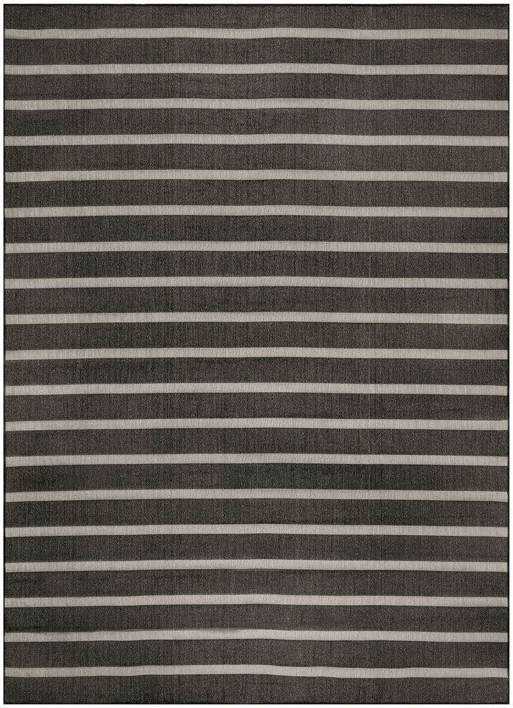 nourison positano pos03 black ivory rug