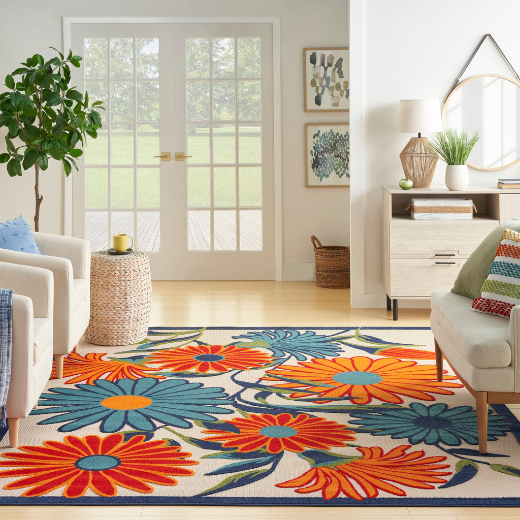 nourison aloha alh33 multicolor rug