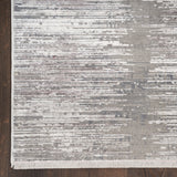 nourison abstract hues abh03 grey white rug