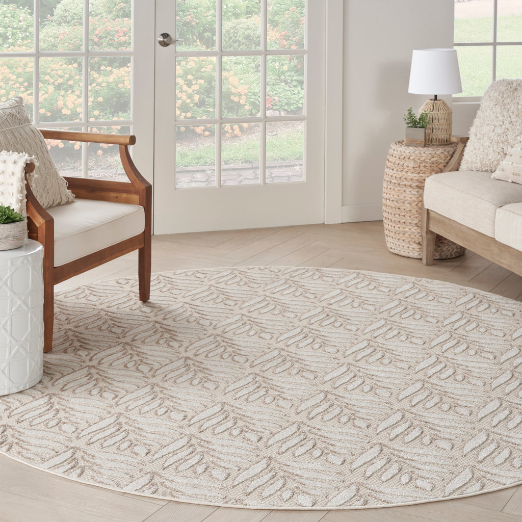 nourison aloha alh35 ivory grey rug