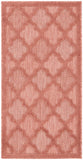 nourison easy care nes01 coral orange rug