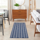 nourison twist reversible tws01 navy rug