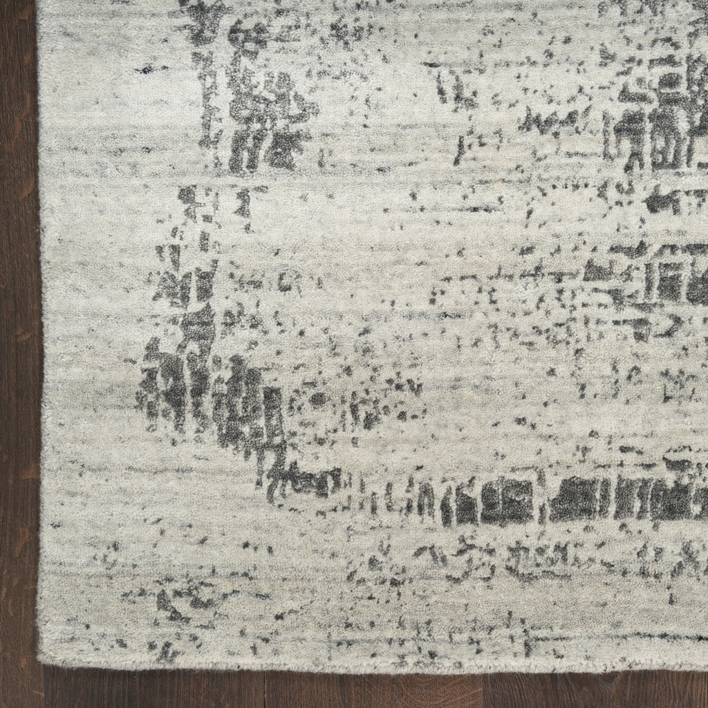 nourison harmony hay01 ivory charcoal rug