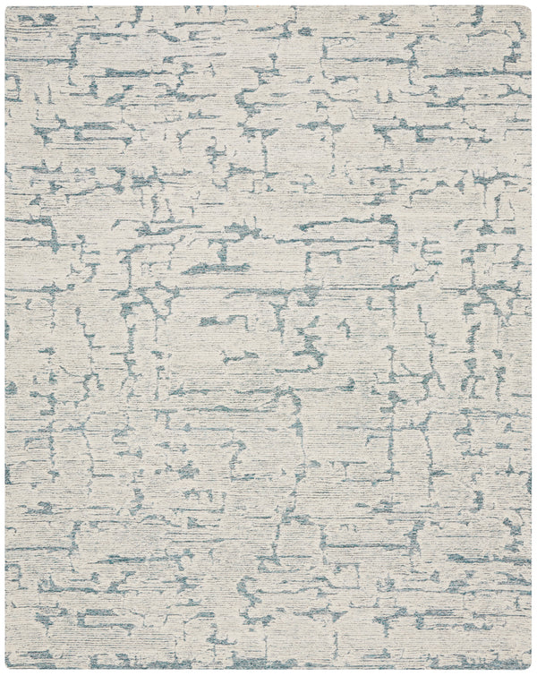 nourison ck009 sculptural scl01 teal rug