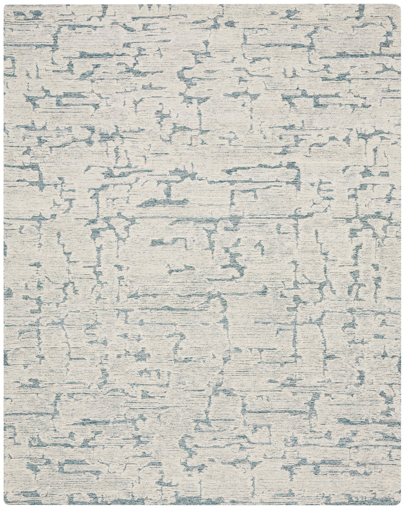 nourison ck009 sculptural scl01 teal rug