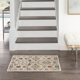 nourison allur alr03 beige rug