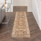nourison sahar shr02 rust rug
