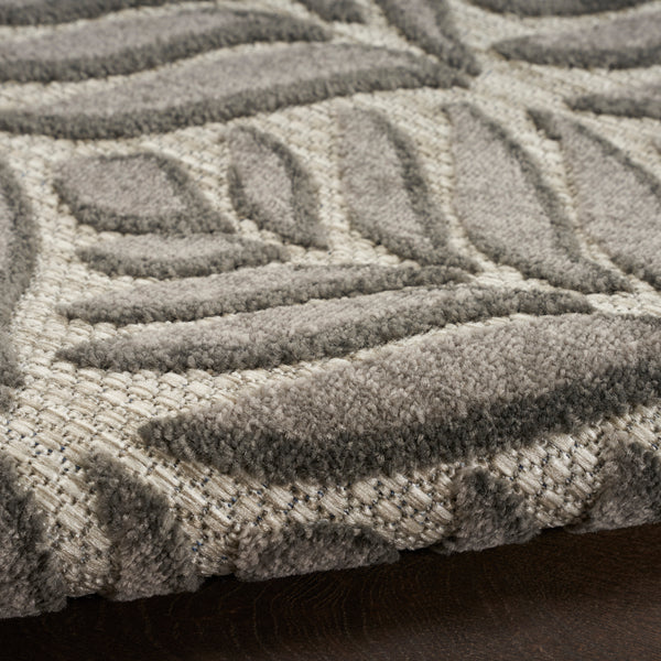 nourison aloha alh35 charcoal rug