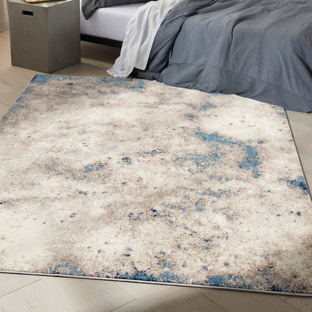 nourison ck022 infinity ifn05 ivory grey blue rug