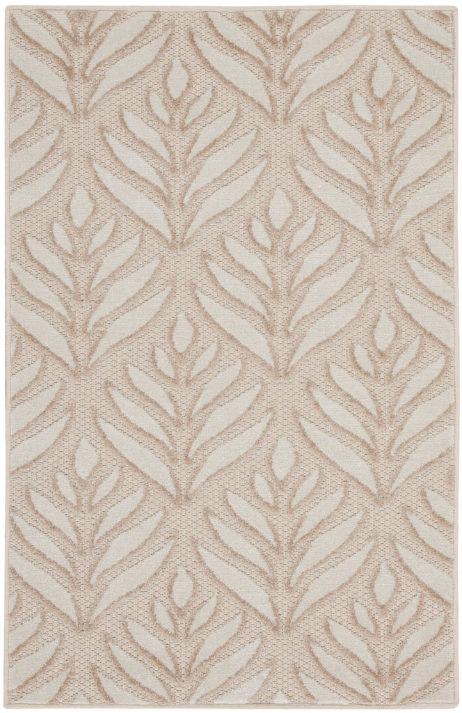 nourison aloha alh35 ivory grey rug