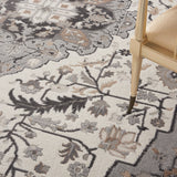 nourison elation etn09 ivory grey rug