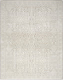 nourison eco cycle ecy01 silver ivory rug