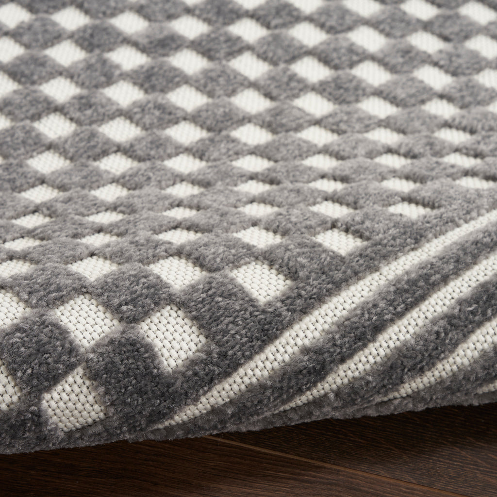 nourison care free caf02 grey rug