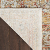 nourison sahar shr06 ivory rust rug