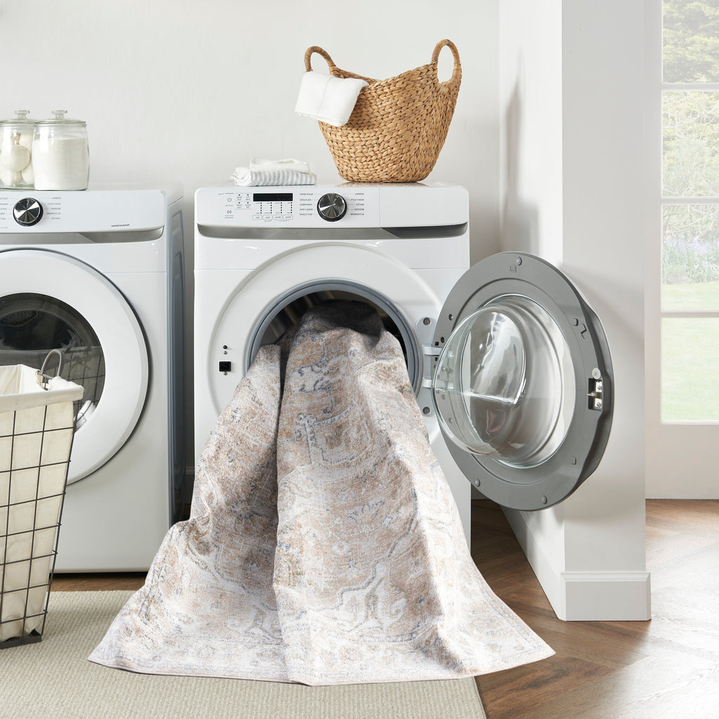 nourison astra machine washable asw12 beige rug