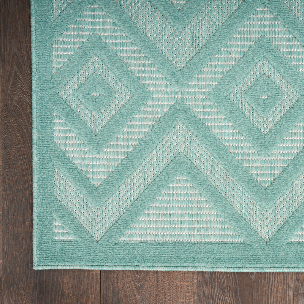 nourison versatile nrv01 aqua teal rug