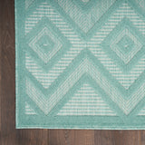 nourison versatile nrv01 aqua teal rug