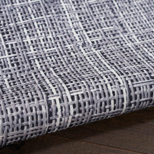 nourison nourison washables nwb08 grey rug