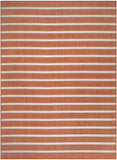 nourison positano pos03 terracotta ivory rug