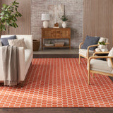 nourison twist reversible tws01 coral rug