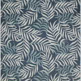 nourison garden oasis goa01 navy rug