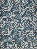 nourison garden oasis goa01 navy rug