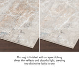 nourison glitz glz23 grey multicolor rug