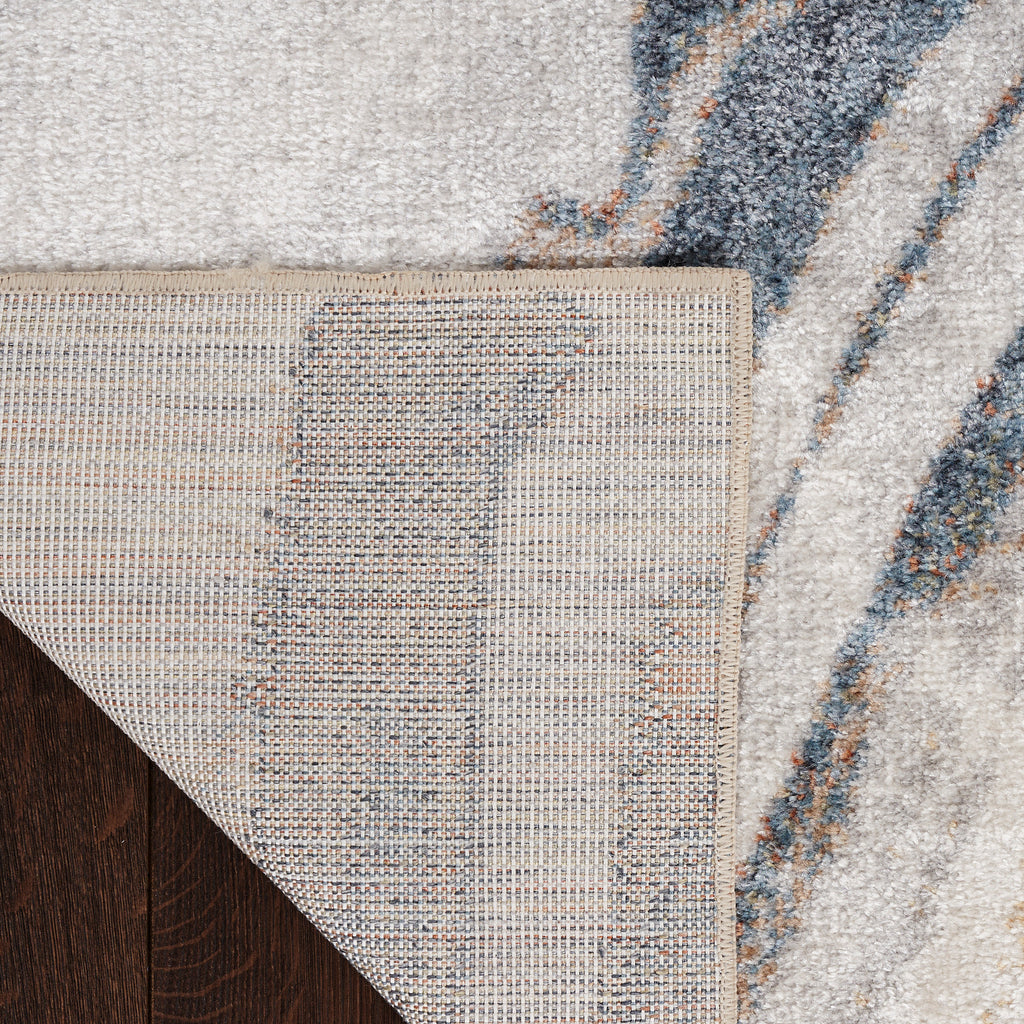 nourison astra machine washable asw15 ivory blue rug