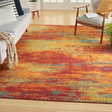 nourison nourison essentials nre06 flame rug