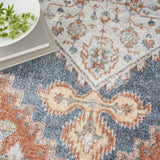 nourison astra machine washable asw11 denim multicolor rug