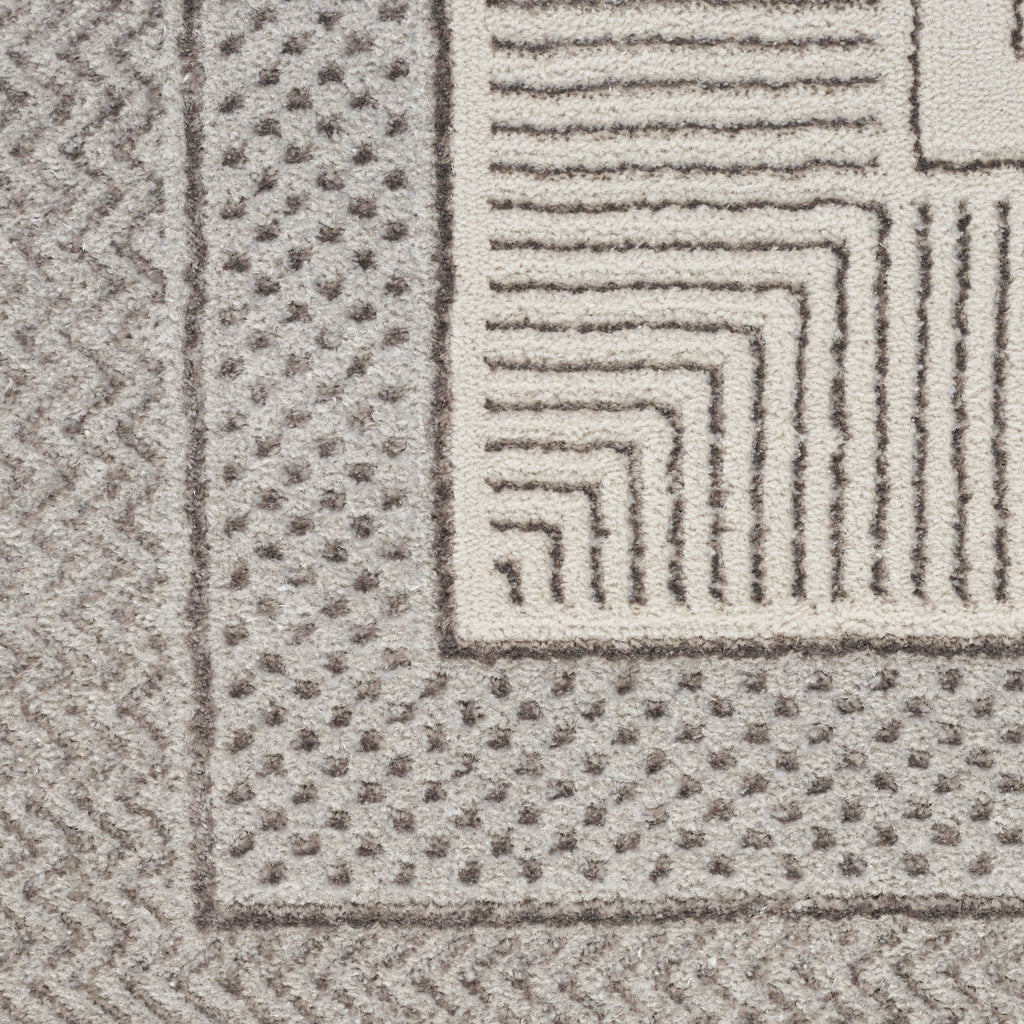 nourison glitz glz07 silver rug