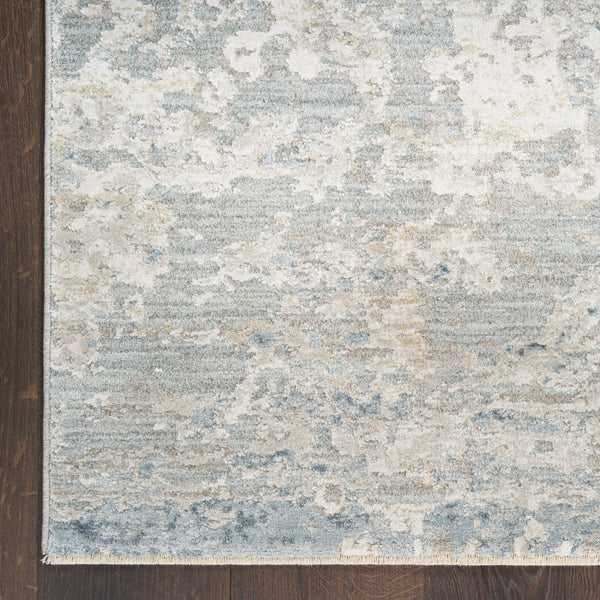 nourison envy evv01 blue silver rug