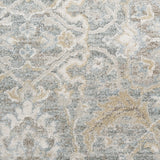 nourison envy evv04 blue silver rug