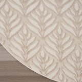 nourison aloha alh35 ivory grey rug