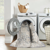 nourison astra machine washable asw12 grey blue rug