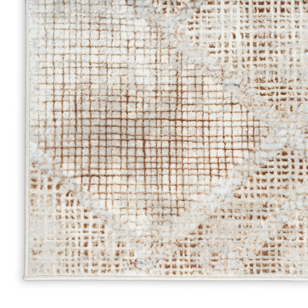 nourison iliana ili03 grey mocha rug