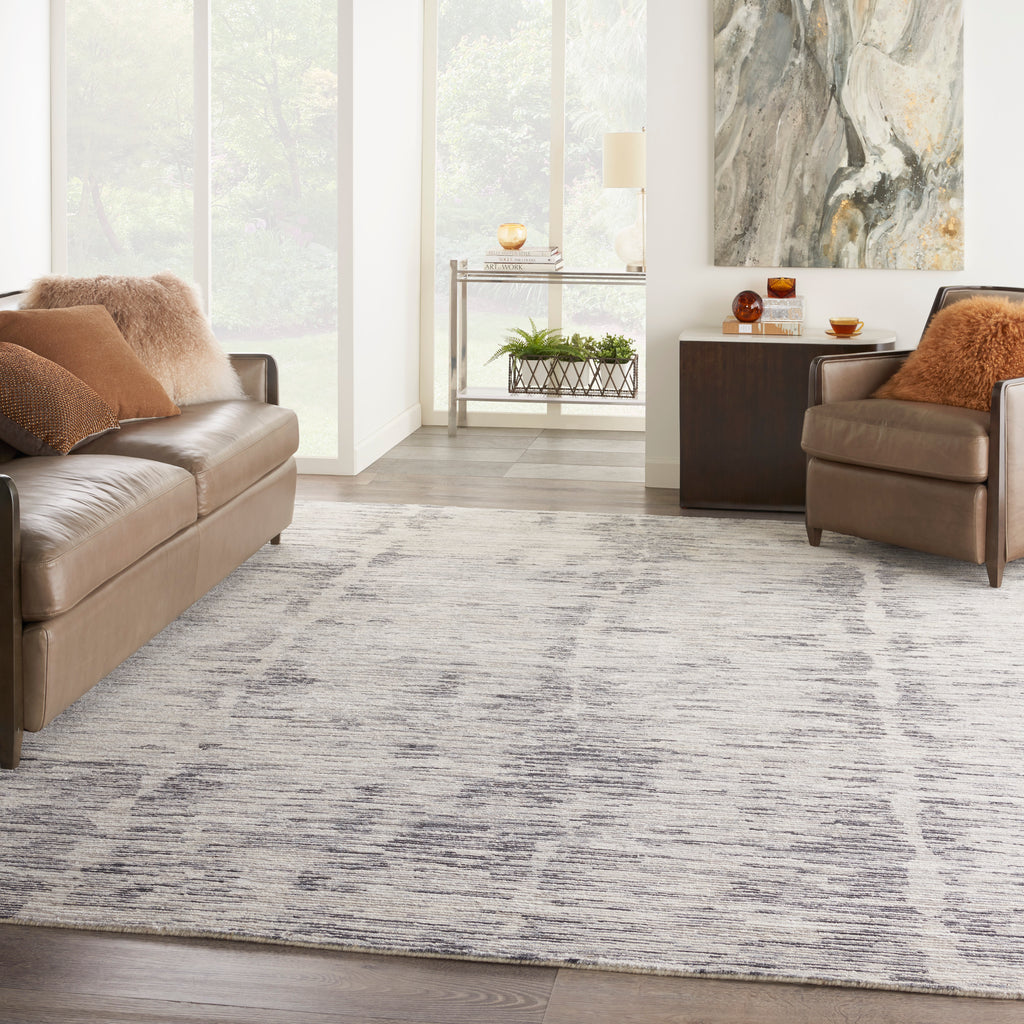 nourison ocean ocp03 cream charcoal rug